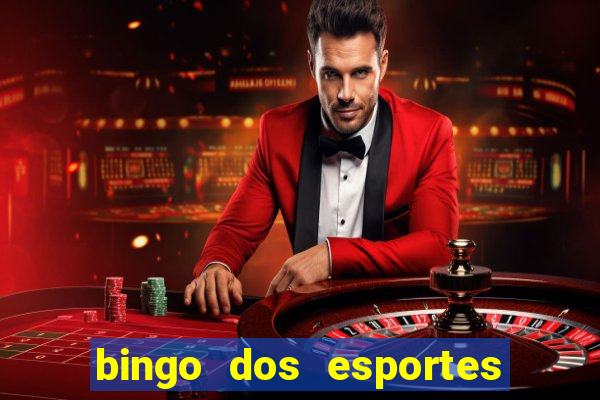 bingo dos esportes para imprimir